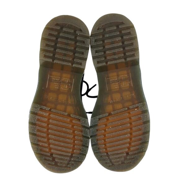 NWOT! DOC MARTENS! BLACK GENUINE LEATHER CHUNKY SOLE LACE-UP ANKLE BOOTS! SZ 7M - Picture 9 of 10